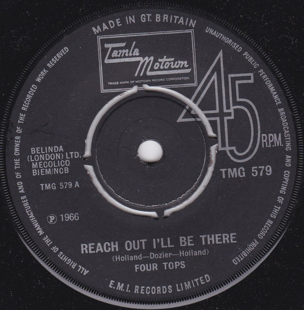 Accords et paroles Reach Out I'll Be There Four Tops
