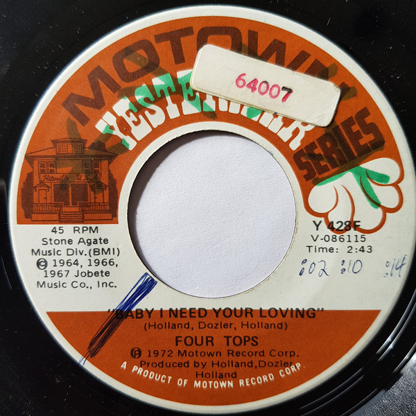 Accords et paroles Without The One You Love Lifes Not Worthwhile Four Tops
