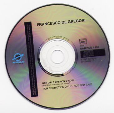 Accords et paroles Non Dirle Che Non E Cosi Francesco De Gregori