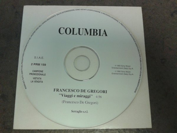 Accords et paroles Viaggi E Miraggi Francesco De Gregori