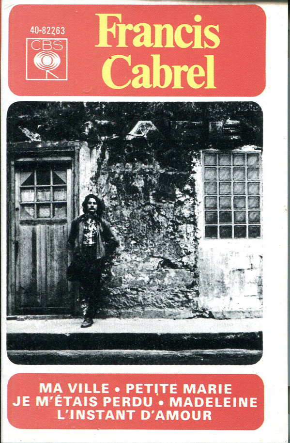 Accords et paroles Les murs de poussière Francis Cabrel