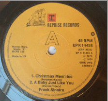 Accords et paroles Christmas Mem'ries Frank Sinatra