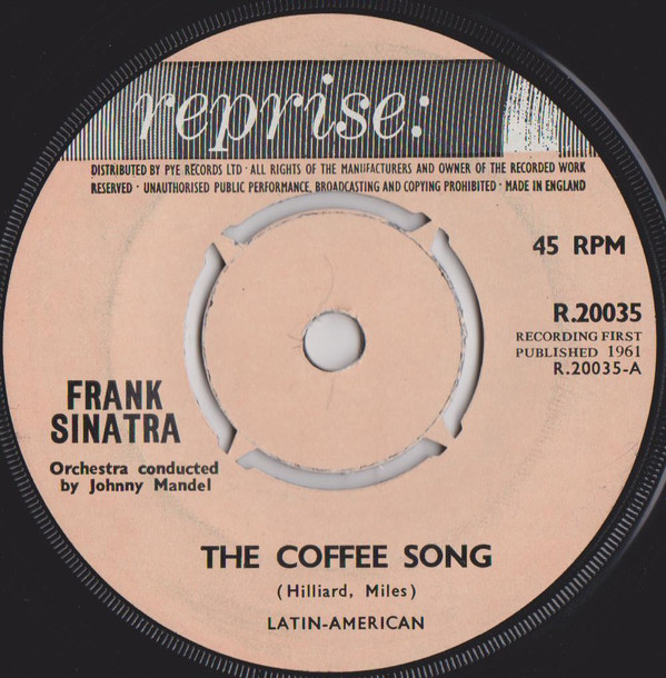 Accords et paroles The Coffee Song Frank Sinatra