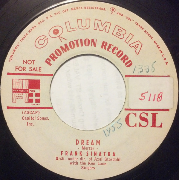 Accords et paroles Dream Frank Sinatra