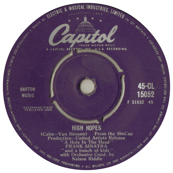 Accords et paroles High Hopes Frank Sinatra