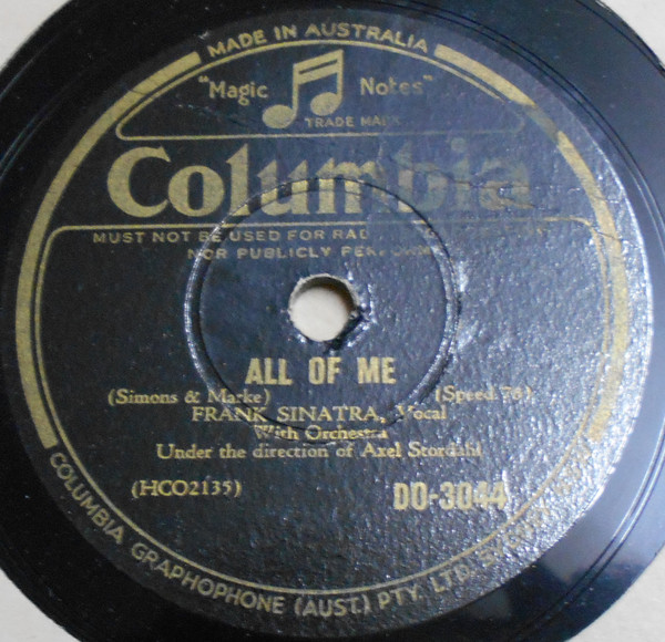 Accords et paroles I Concentrate On You Frank Sinatra