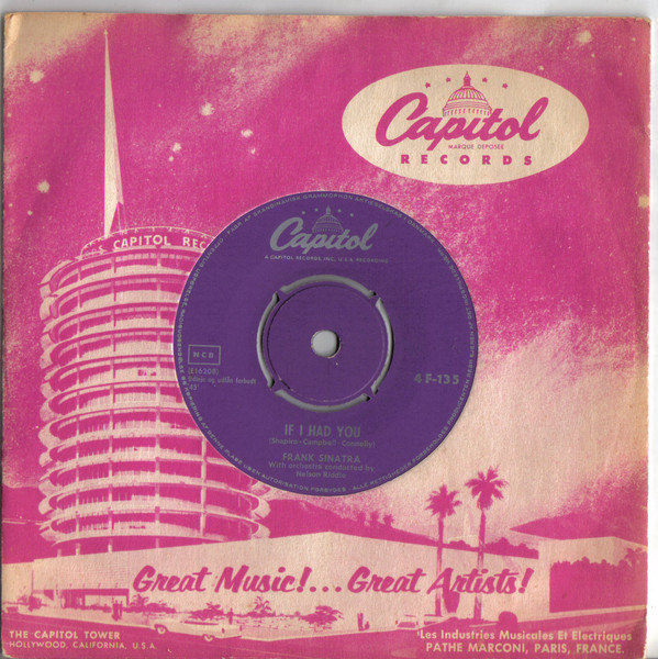 Accords et paroles If I Had You Frank Sinatra
