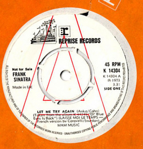 Accords et paroles Let me try again Frank Sinatra