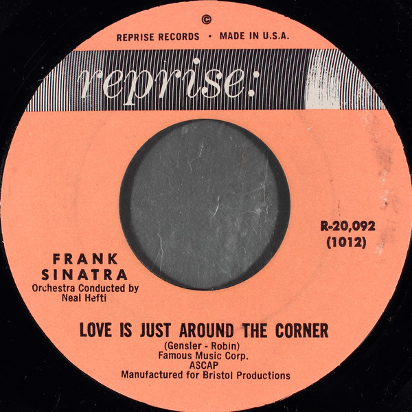 Accords et paroles Love Is Just Around The Corner Frank Sinatra
