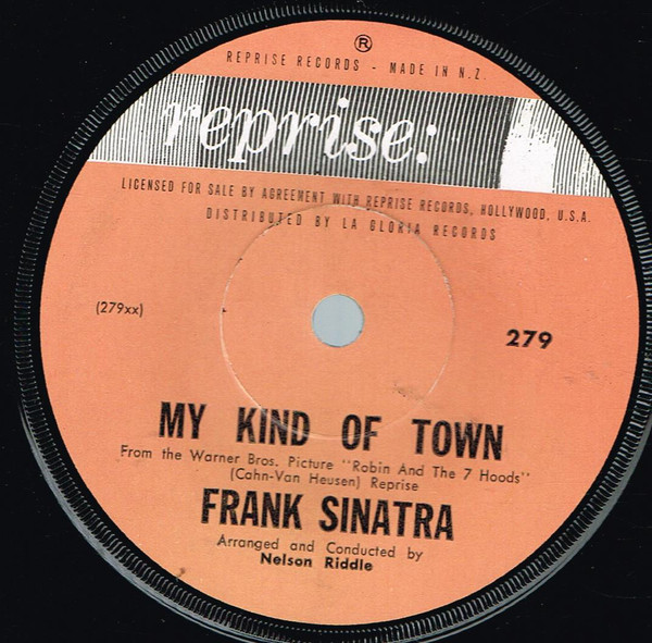 Accords et paroles My Kind Of Town Frank Sinatra