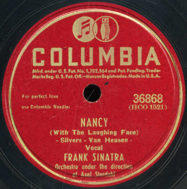 Accords et paroles Nancy With The Laughing Face Frank Sinatra