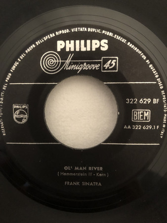 Accords et paroles Ol Man River Frank Sinatra