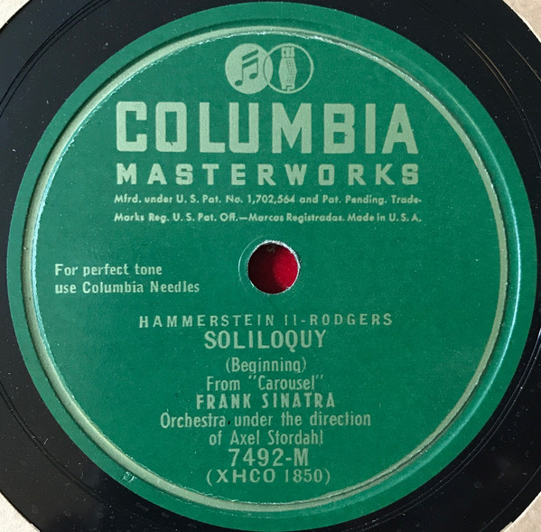 Accords et paroles Soliloquy Frank Sinatra