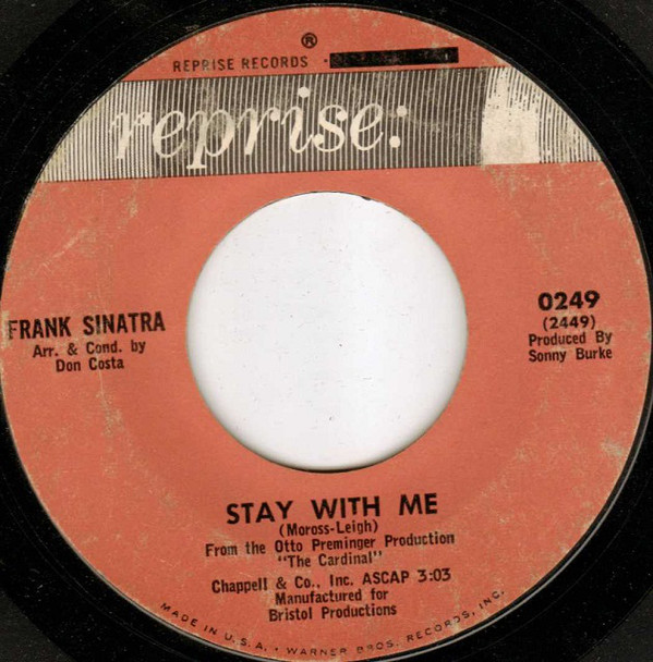 Accords et paroles Stay With Me Frank Sinatra