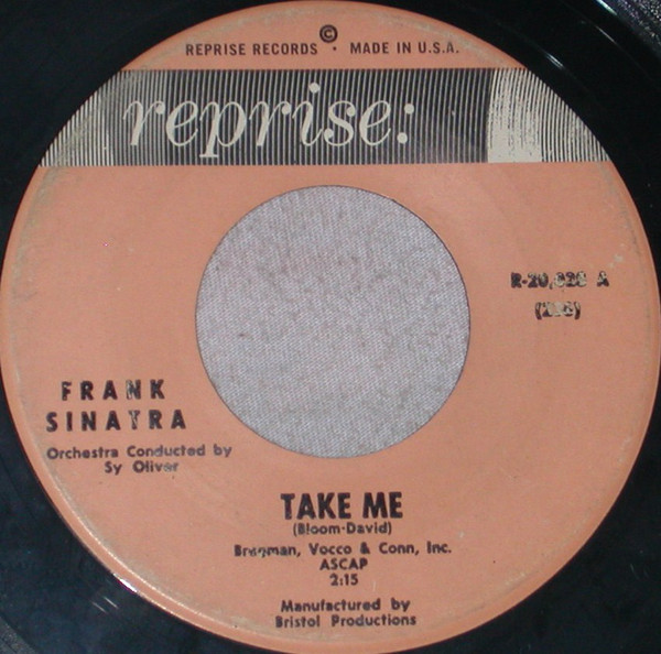 Accords et paroles Take Me Frank Sinatra