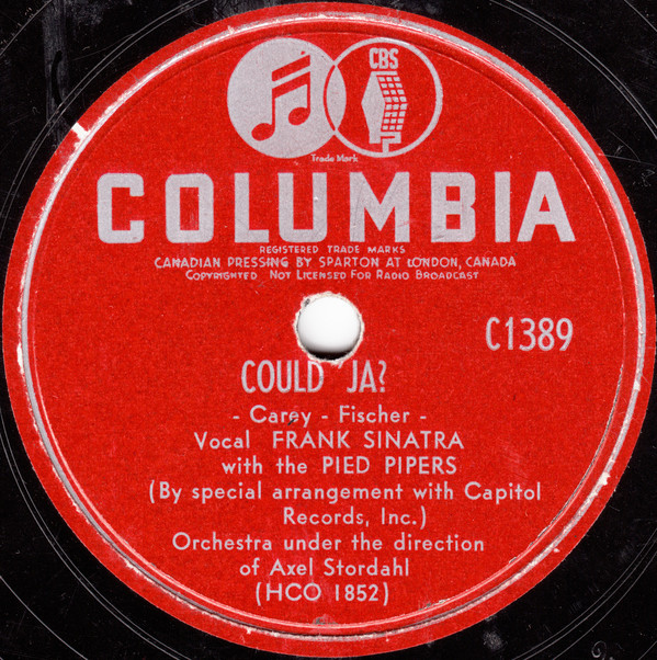 Accords et paroles That Lucky Old Sun Frank Sinatra
