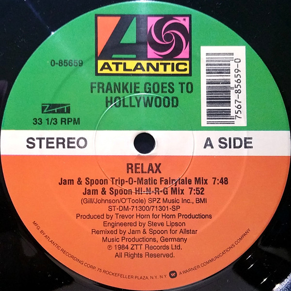 Accords et paroles Relax Frankie Goes To Hollywood