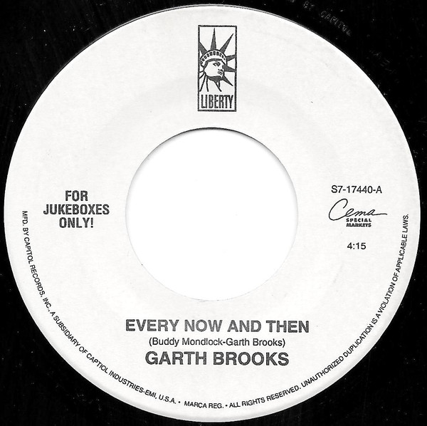 Accords et paroles Every Now And Then Garth Brooks