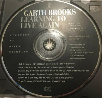 Accords et paroles Learnin To Live Again Garth Brooks