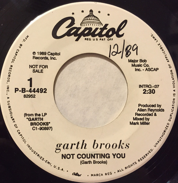 Accords et paroles Not Counting You Garth Brooks