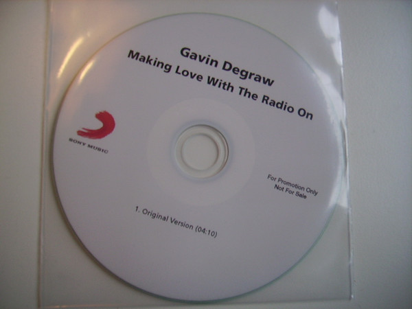 Accords et paroles Making Love With The Radio On Gavin DeGraw