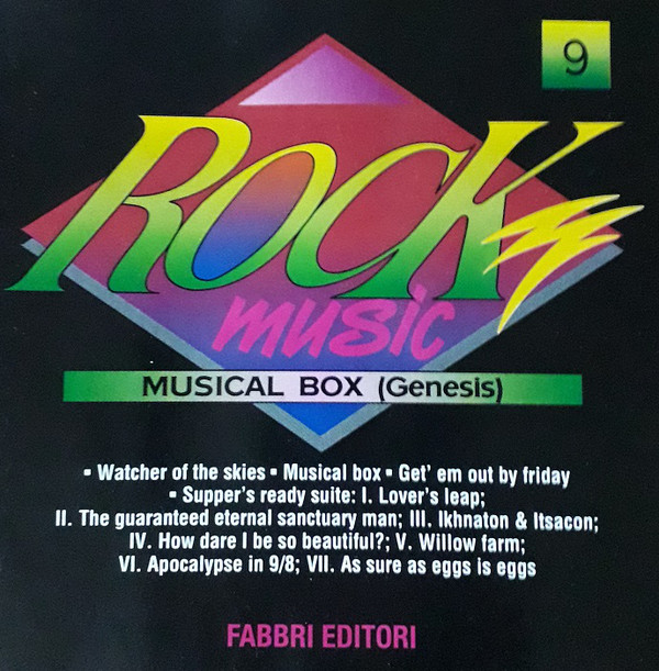 Accords et paroles Musical Box Genesis