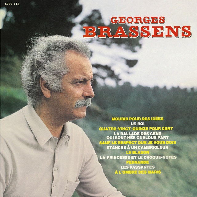 Accords et paroles Le blason Georges Brassens