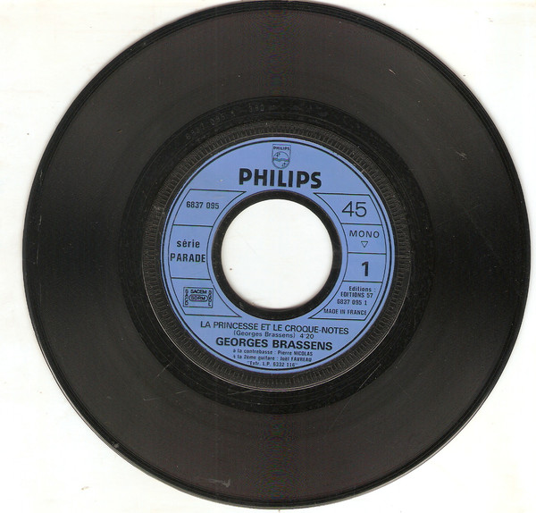 Accords et paroles La princesse et le croque-notes Georges Brassens