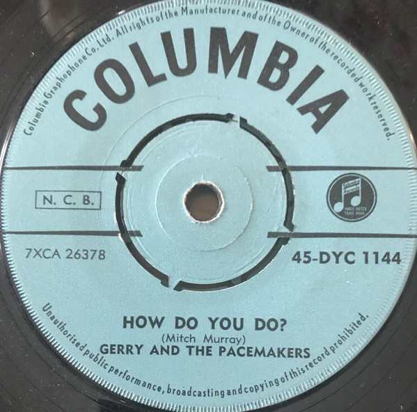 Accords et paroles You You You Gerry and the Pacemakers