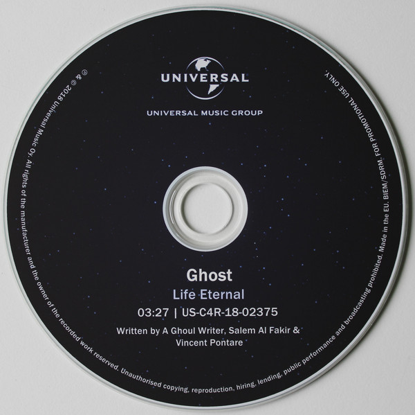 Accords et paroles Life Eternal Ghost