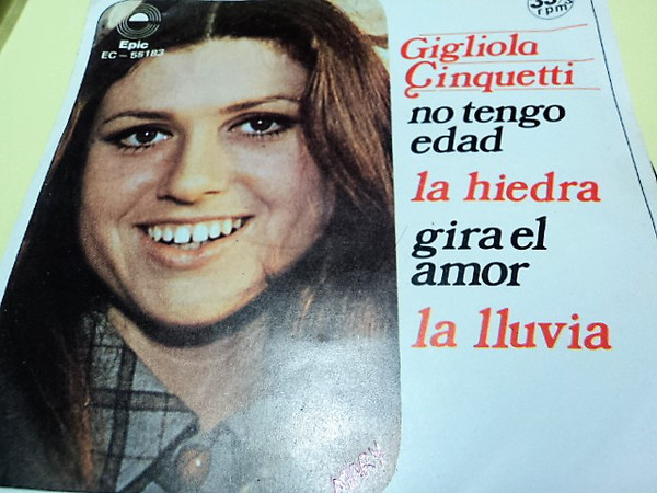Accords et paroles No Tengo Edad Gigliola Cinquetti