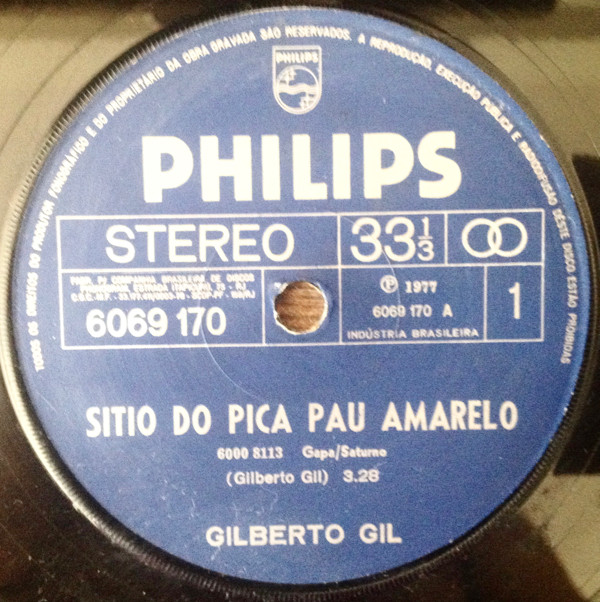 Accords et paroles Sítio do Pica-Pau Amarelo Gilberto Gil