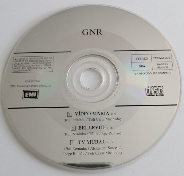 Accords et paroles Bellevue GNR