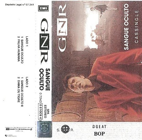 Accords et paroles Sangue Oculto GNR
