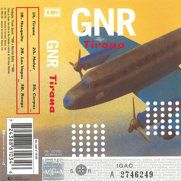Accords et paroles Tirana GNR