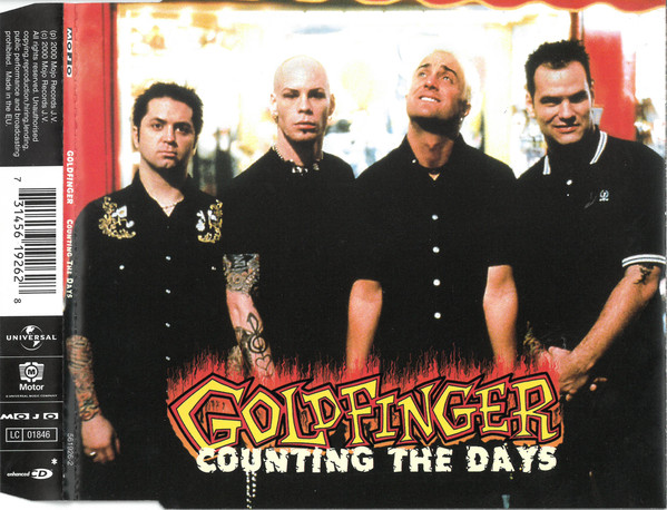 Accords et paroles Counting The Days Goldfinger