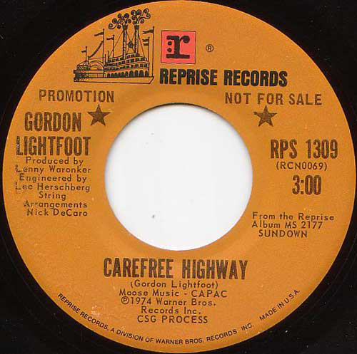 Accords et paroles Seven Island Suite Gordon Lightfoot