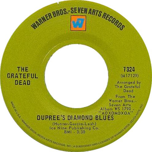 Accords et paroles Dupree's Diamond Blues Grateful Dead