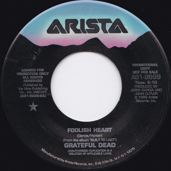 Accords et paroles Foolish Heart Grateful Dead