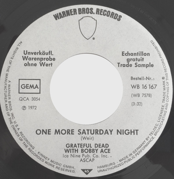 Accords et paroles One More Saturday Night Grateful Dead