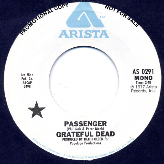 Accords et paroles Passenger Grateful Dead