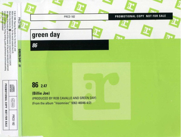 Accords et paroles 86 Green Day