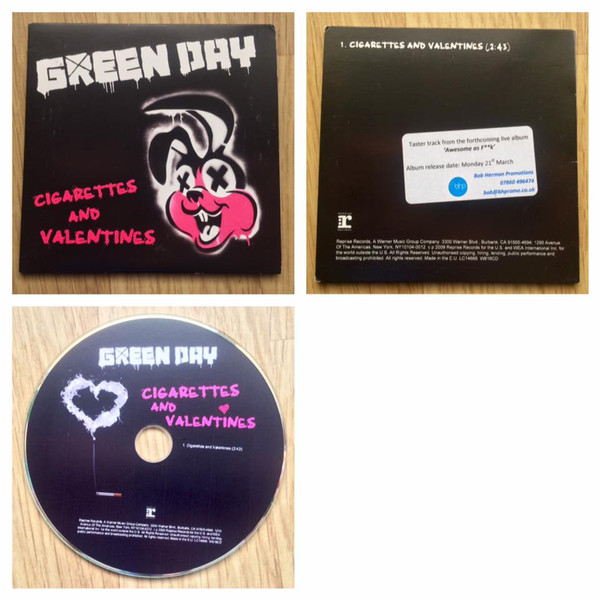Accords et paroles Cigarettes And Valentines Green Day