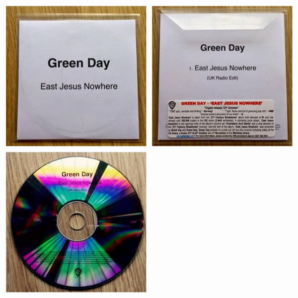 Accords et paroles East Jesus Nowhere Green Day