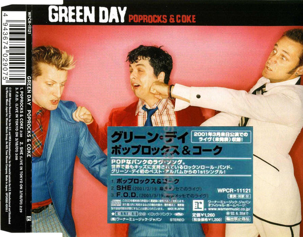 Accords et paroles Poprocks and coke Green Day