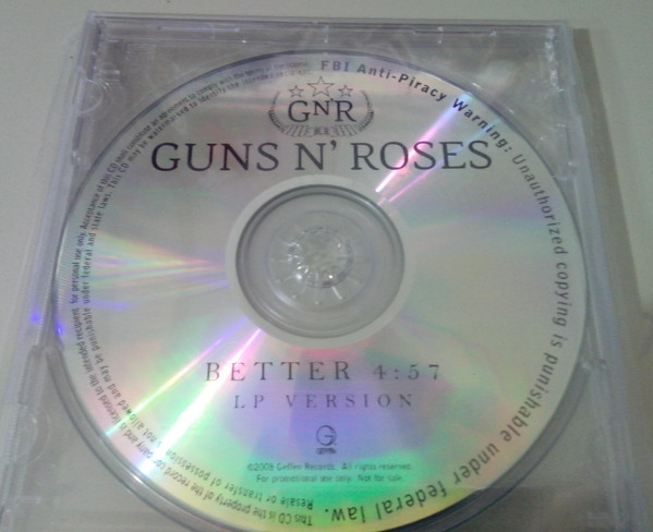 Accords et paroles Better Guns N' Roses