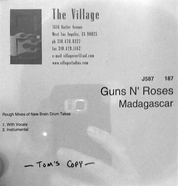 Accords et paroles Madagascar Guns N' Roses