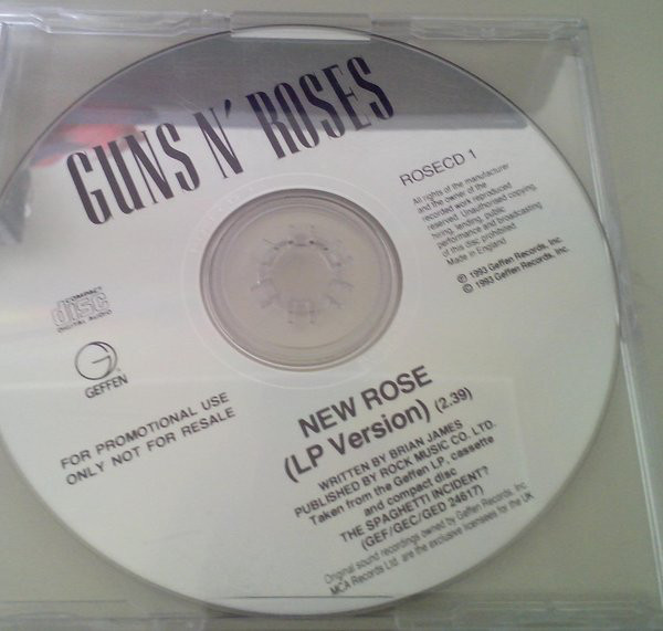 Accords et paroles New Rose Guns N' Roses