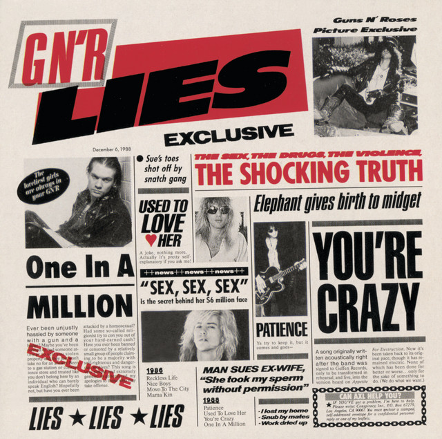 Accords et paroles Reckless Life Guns N' Roses