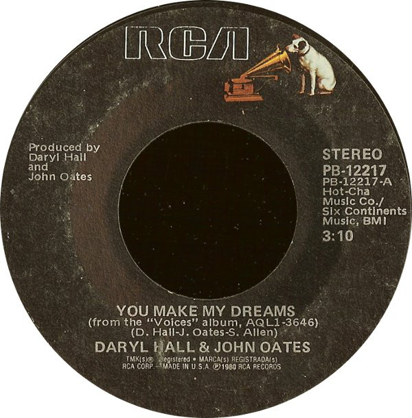 Accords et paroles You Make my Dreams Hall and Oates